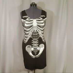 Plus size Skeleton Tank Dress